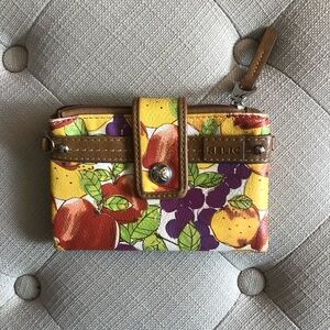 ✨FINAL SALE✨ Fruit patterned leather wallet